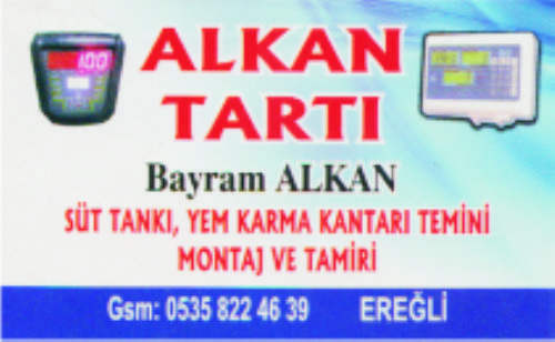 Alkan Tartı - Bayram Alkan