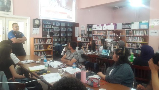 Kütüphane Müdürü Kıramanlıoğlu: Yararlı bir bilgilendirme oldu
