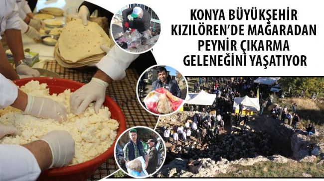 Konya Büyükşehir Peynir Çıkarma Geleneğini Yaşatıyor