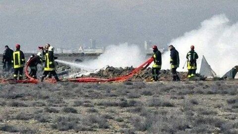 Konya'da F-5 askeri eğitim uçağı düştü