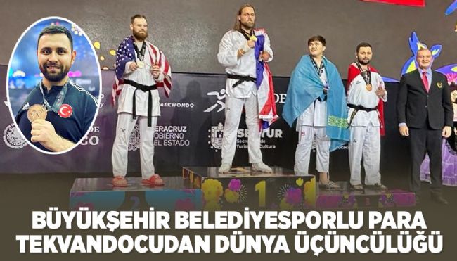 DÜNYA ÜÇÜNCÜSÜ OLDU