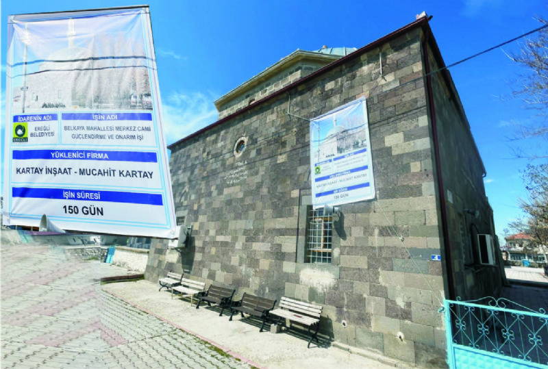  BELKAYA MERKEZ CAMİİ 150 GÜN SONRA TAMAM