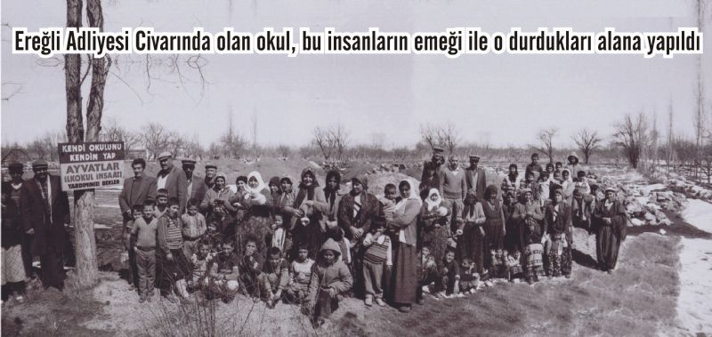 KONYA EREĞLİ AYVATLAR İLKOKULUNUN TARİHÇESİNE IŞIK TUTAN BİR YAZI