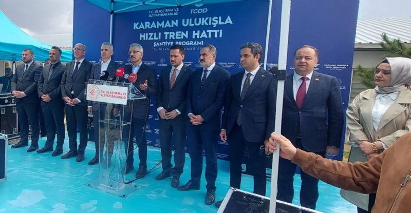 EREĞLİ HIZLI TRENE KAVUŞUYOR