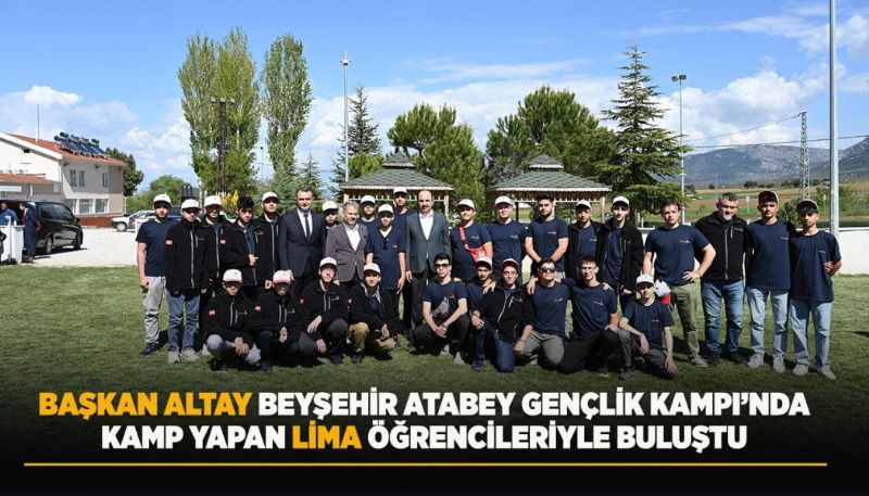 BAŞKAN UUĞUR İBRAHİM ALTAY LİMA ÖĞRENCİLERİYLE...