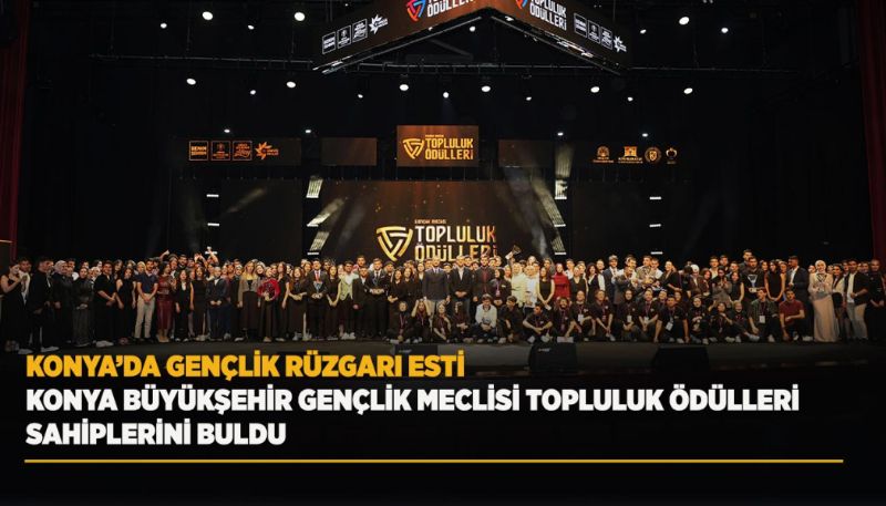 Konya’da Gençlik Rüzgarı Esti