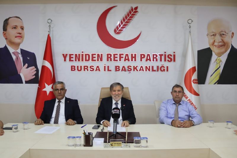 Yeniden Refah Partisi Basın Açıklaması Yaptı