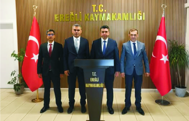 Ereğli Kaymakamı Murat Eren’e Hayırlı Olsun Ziyaretleri Başladı