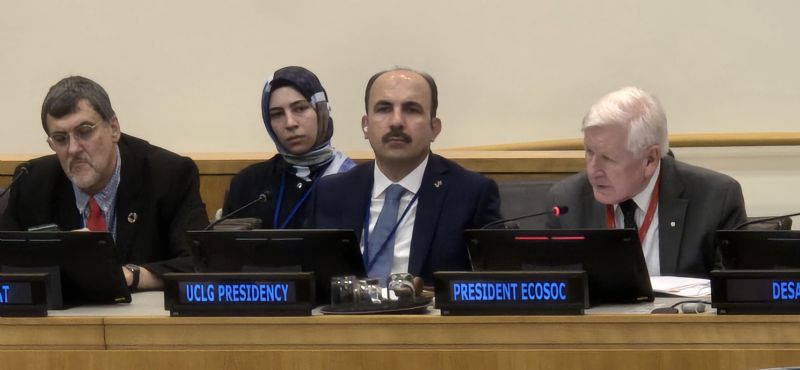 UCLG Başkanı Uğur İbrahim Altay BM’de Dünyaya Seslendi